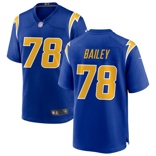 Zack Bailey Los Angeles Chargers Nike Alternate Game Jersey - Royal