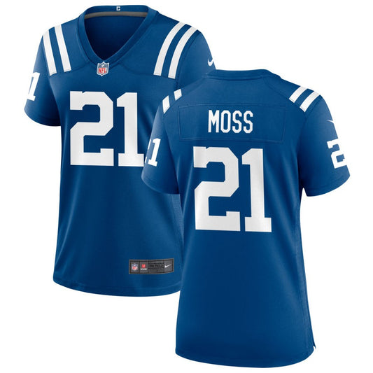 Zack Moss Nike Indianapolis Colts Women's Game Jersey - Royal