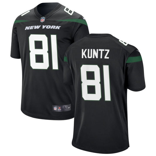 Zack Kuntz New York Jets Nike Youth Game Jersey - Black